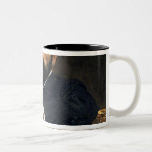 Portrait of the artist Isaak Ilyich Levitan Two-Tone Coffee Mug