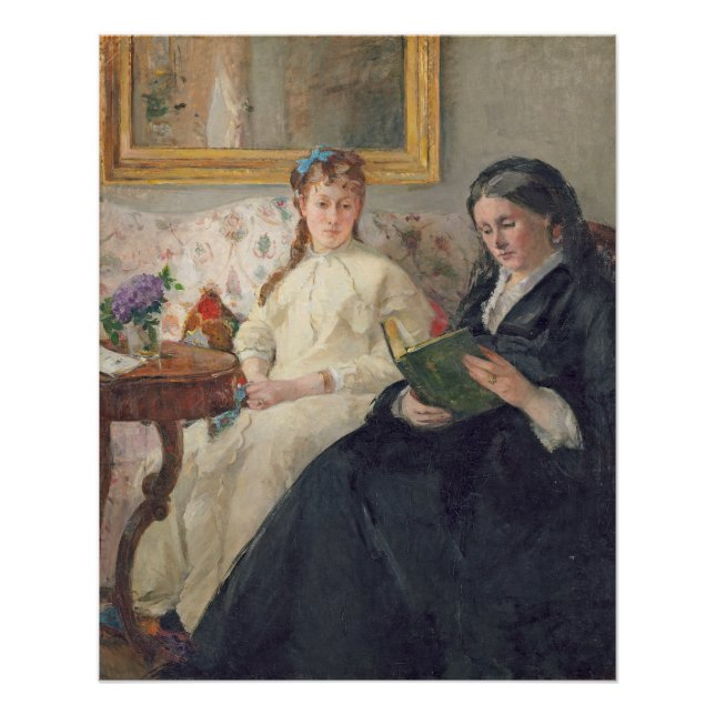 Portrait of the Artist’s mother and sister Poster (Front)