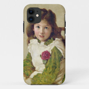 Portrait of the Artist's Daughter (oil on canvas) iPhone 11 Case