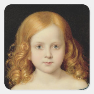 Portrait of the Artist's Daughter Square Sticker