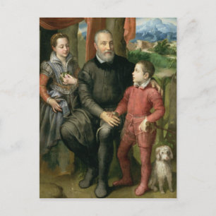 Portrait of the artist's family, Minerva Postcard