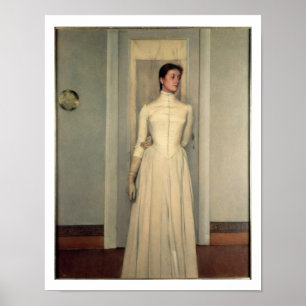 Portrait of the artist's sister, Marguerite Khnopf Poster