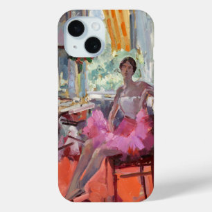Portrait of the Ballerina Vera Trefilova   Korovin iPhone 15 Case