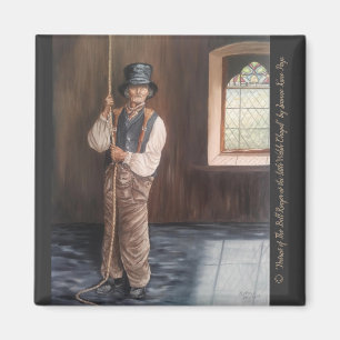 'Portrait of The Bell Ringer at the Welsh Chapel' Magnet