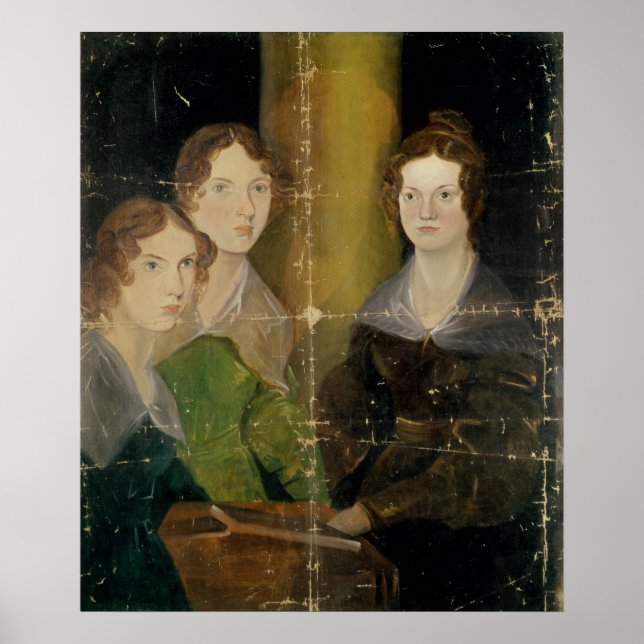 Portrait of the Bronte Sisters, c.1834 Poster (Front)
