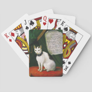 Portrait of the Cat Armellino Playing Cards