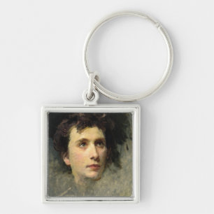 Portrait of the composer Pyotr Ilyich Key Ring