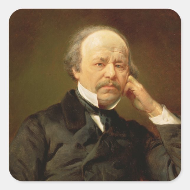Portrait of the Composer Square Sticker (Front)