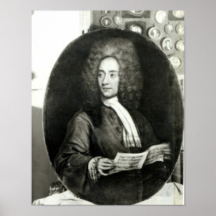 Portrait of the Composer Tomaso Giovanni Poster
