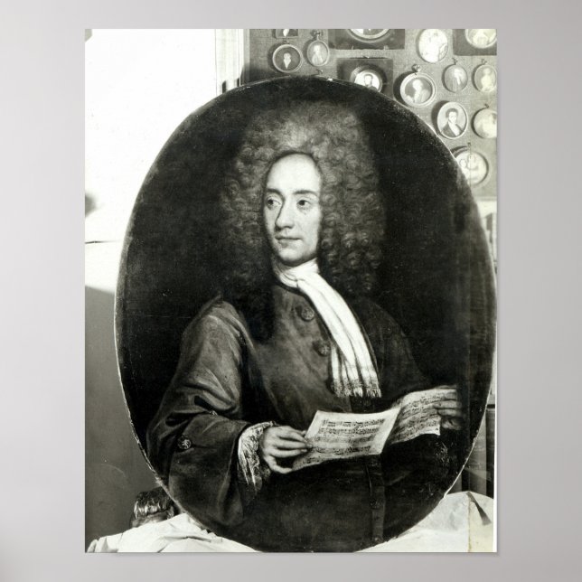 Portrait of the Composer Tomaso Giovanni Poster (Front)