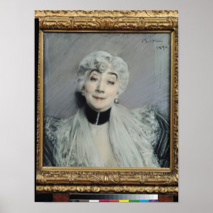 Portrait of the Countess de Martel de Janville Poster