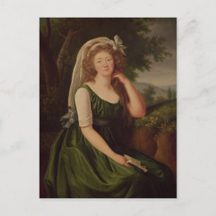 Portrait of the Countess du Barry  1789 Postcard