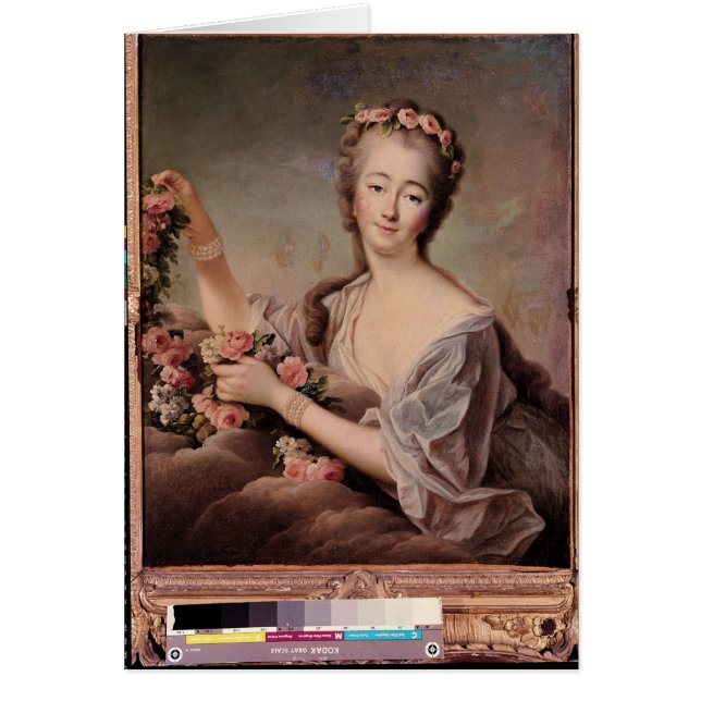 Portrait of the Countess du Barry  as Flora (Front)
