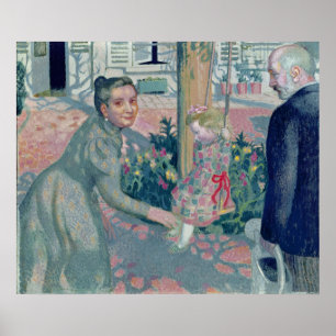 Portrait of the Denis Grandparents, 1899 Poster