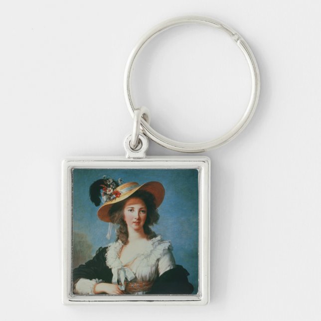 Portrait of the Duchess of Polignac Key Ring (Front)