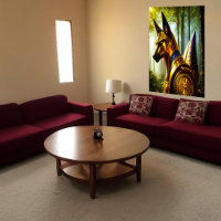 Portrait of the Egyptian God Anubis | AI Art