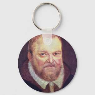 Portrait Of The Elector Augustus I Of Saxony By Cr Key Ring
