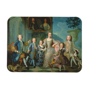 Portrait of the Family of the Duke of Valentinois Magnet
