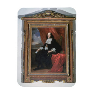 Portrait of the Grand Duke Cosimo III (oil on canv Magnet