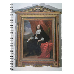 Portrait of the Grand Duke Cosimo III (oil on canv Notebook
