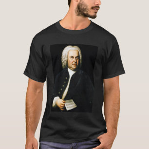 Portrait of The Great Composer Johann Sebastian Ba T-Shirt
