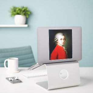 Portrait of the great composer Mozart 