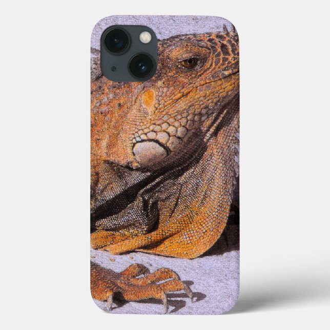 Portrait of the Iguana Case-Mate iPhone Case (Back)