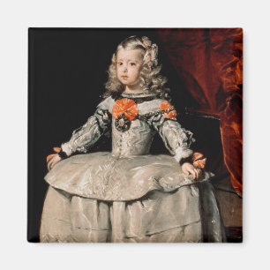 Portrait of the Infanta Margarita Aged Five Magnet