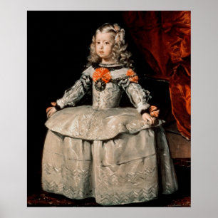 Portrait of the Infanta Margarita Aged Five Poster