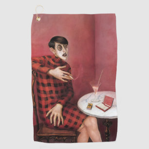 Portrait of the Journalist Sylvia Von Harden Otto Golf Towel