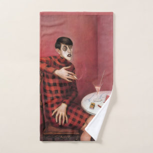 Portrait of the Journalist Sylvia Von Harden Otto Hand Towel