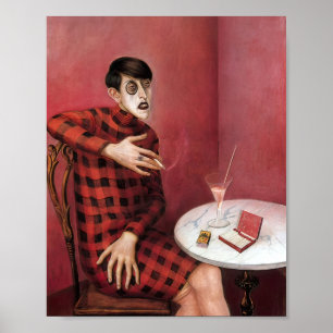 Portrait of the Journalist Sylvia Von Harden Otto Poster