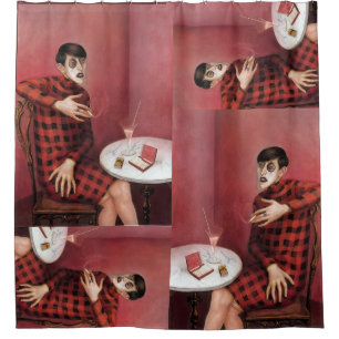 Portrait of the Journalist Sylvia Von Harden Otto Shower Curtain