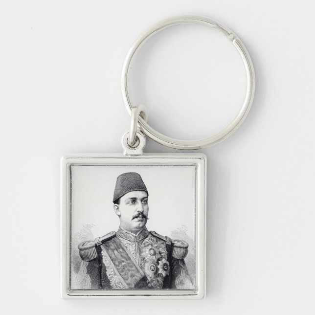 Portrait of The Khedive Tawfig Key Ring (Front)