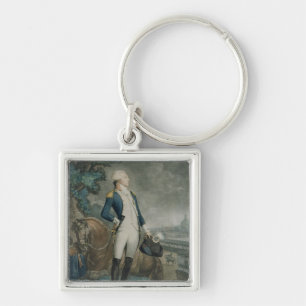 Portrait of the Marquis de La Fayette Key Ring