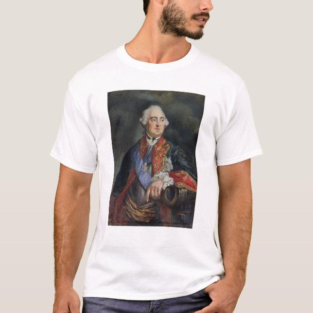 Portrait of the Mathematician Leonhard Euler T-Shirt (Front)