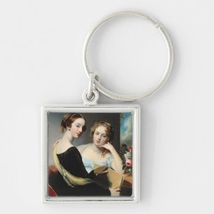 Portrait of the McEuen sisters, after 1823 Key Ring