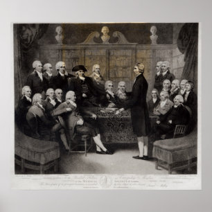 Portrait of the Medical Society Members of Poster