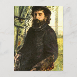 Portrait of the painter Claude Monet by Renoir Postcard