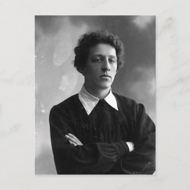 Portrait of the poet Alexander Blok Postcard (Front)