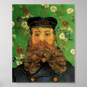 Portrait of the Postman Joseph Roulin by Van Gogh Poster