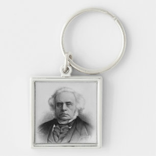 Portrait of The Right Honourable John Bright Key Ring