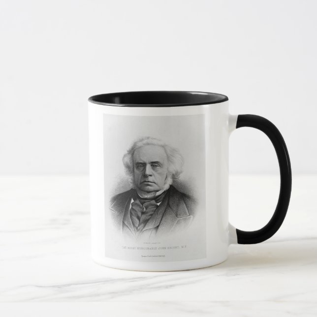 Portrait of The Right Honourable John Bright Mug (Right)