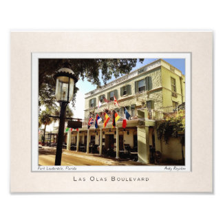 Portrait of the Riverside Hotel Photo Print