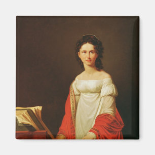 Portrait of the singer Anna Borunova, 1821 Magnet