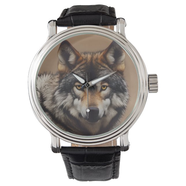 Portrait of the wolf watch (Front)