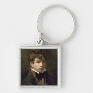 Portrait of the Young Ingres 1790s Key Ring