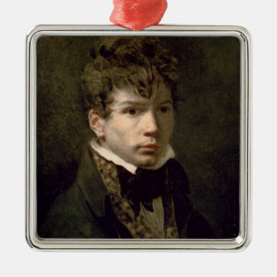 Portrait of the Young Ingres 1790s Metal Ornament