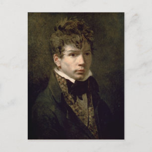Portrait of the Young Ingres 1790s Postcard
