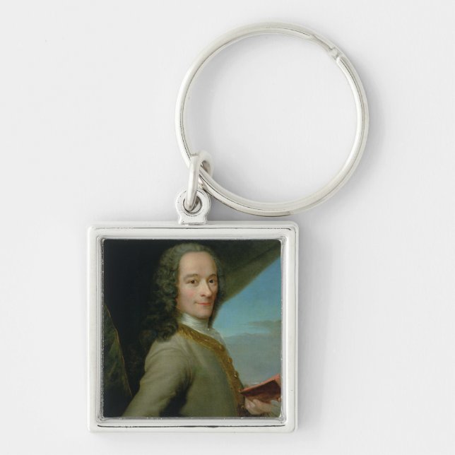 Portrait of the Young Voltaire Key Ring (Front)